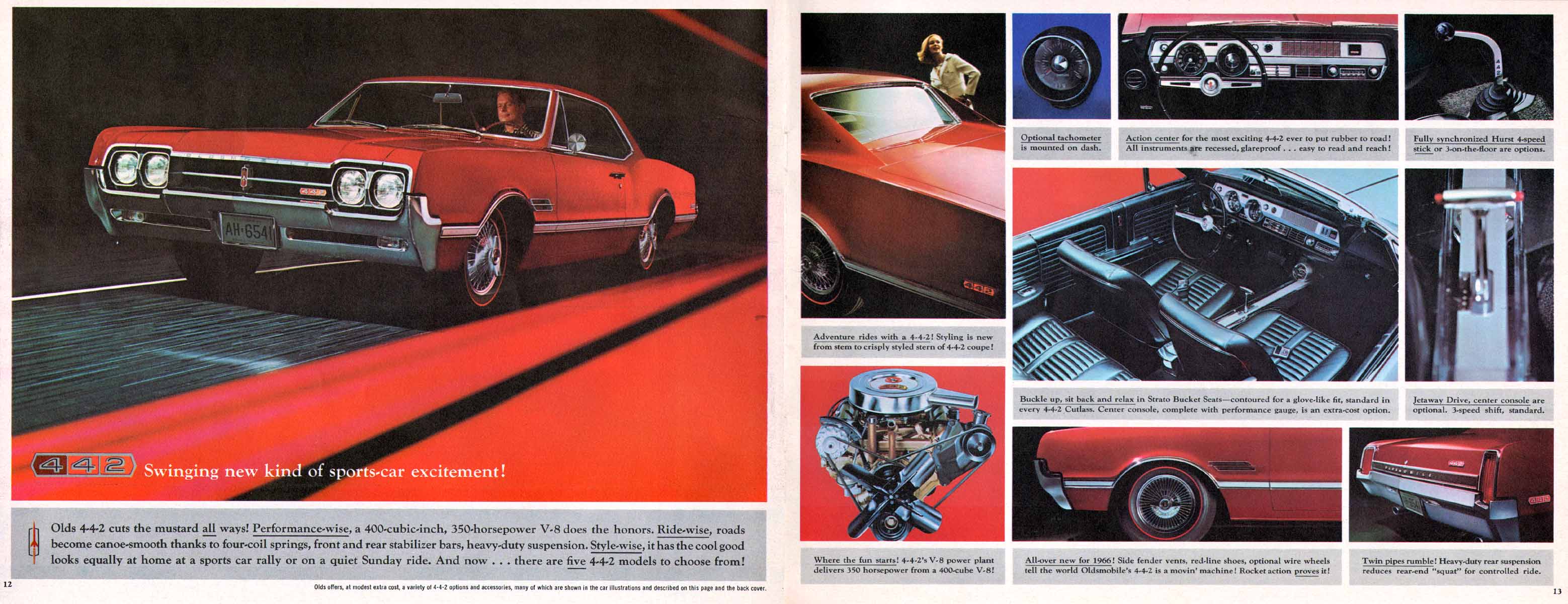 1966 Oldsmobile Sports Cars Brochure Page 8